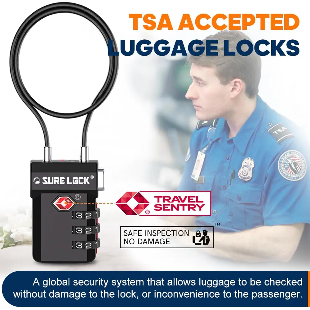SURE LOCK TSA Luggage Locks