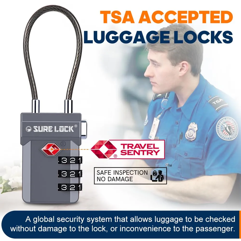 SURE LOCK TSA Luggage Locks