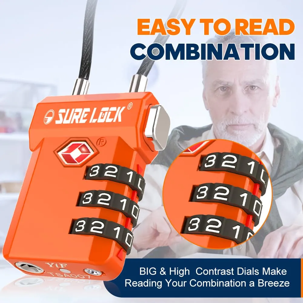 SURE LOCK TSA Luggage Locks