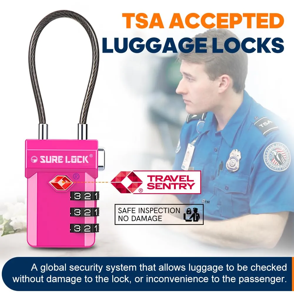 SURE LOCK TSA Luggage Locks