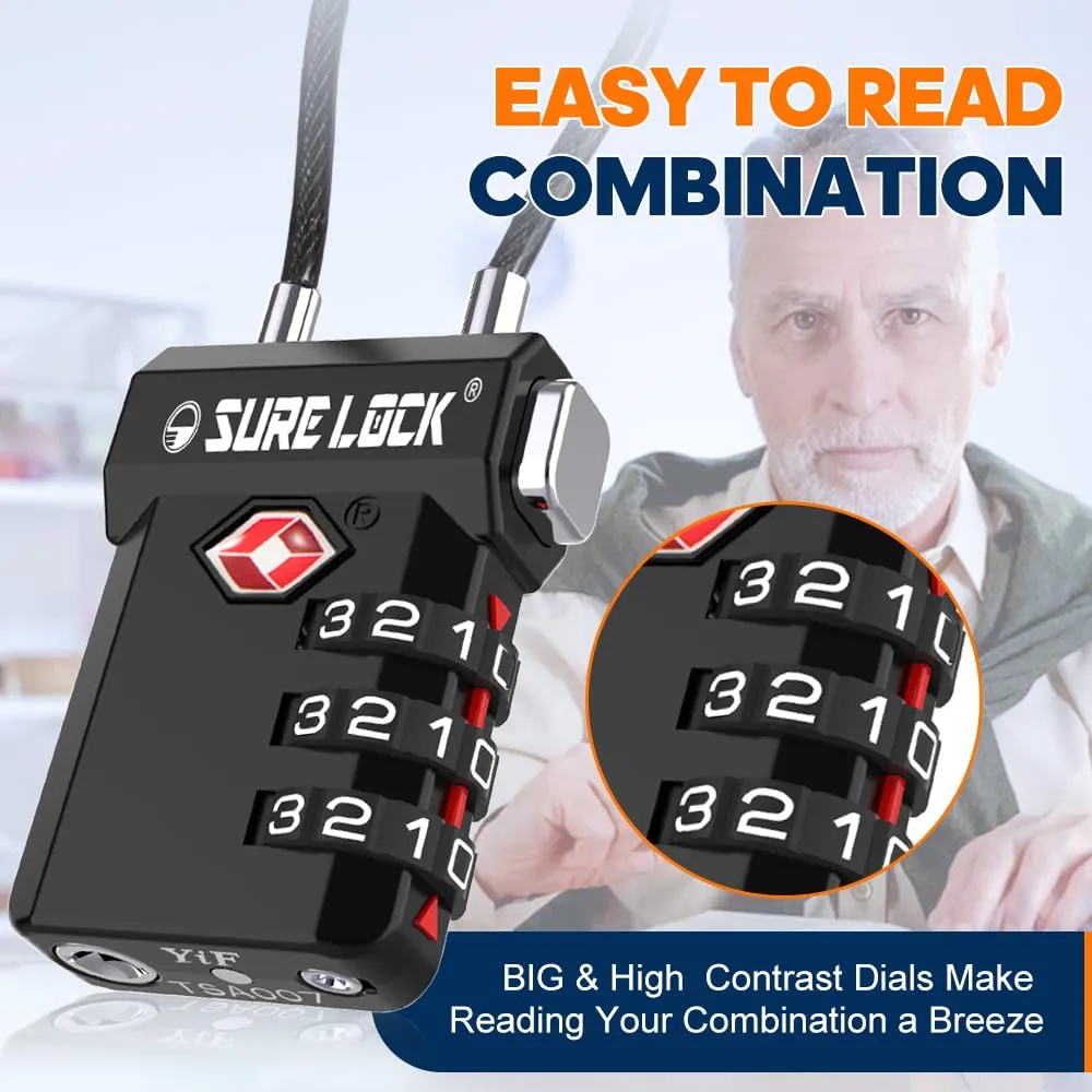 SURE LOCK TSA Luggage Locks
