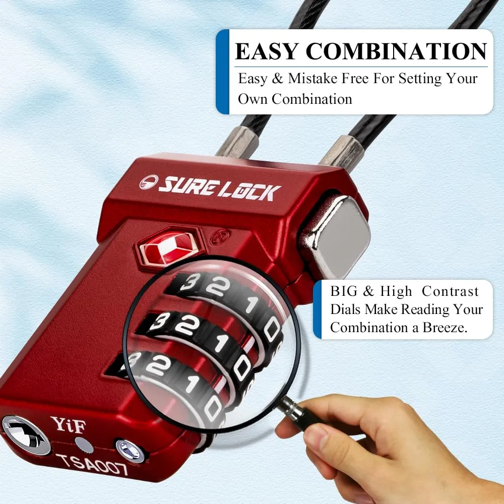 SURE LOCK TSA Luggage Locks