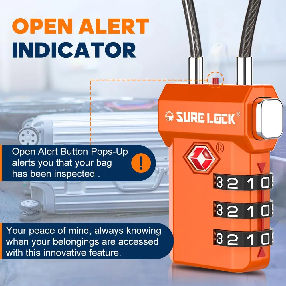 SURE LOCK TSA Luggage Locks