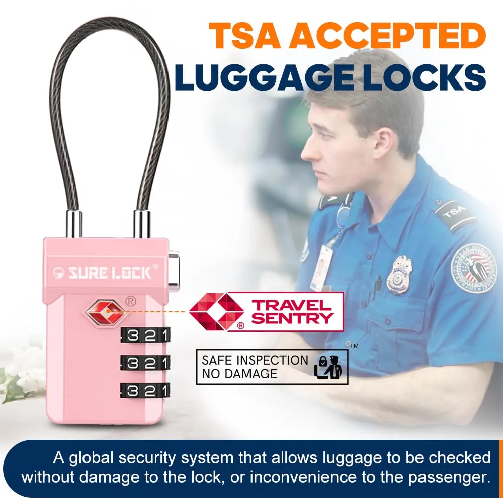 SURE LOCK TSA Luggage Locks