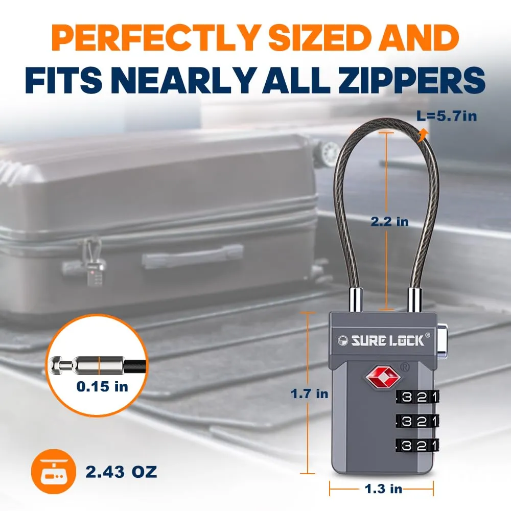 SURE LOCK TSA Luggage Locks