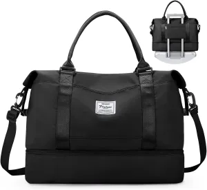 SYCNB Weekender Bags for Women,Personal Item Travel Bag with Shoes Compartment,Overnight Travel Duffel Bag,Gym Bag