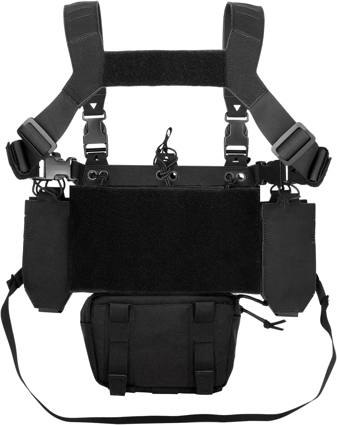 Tactical Chest Mini Rig 1000D Quick Release Multifunctional Tactical Vest Outdoor with Multi-Pockets