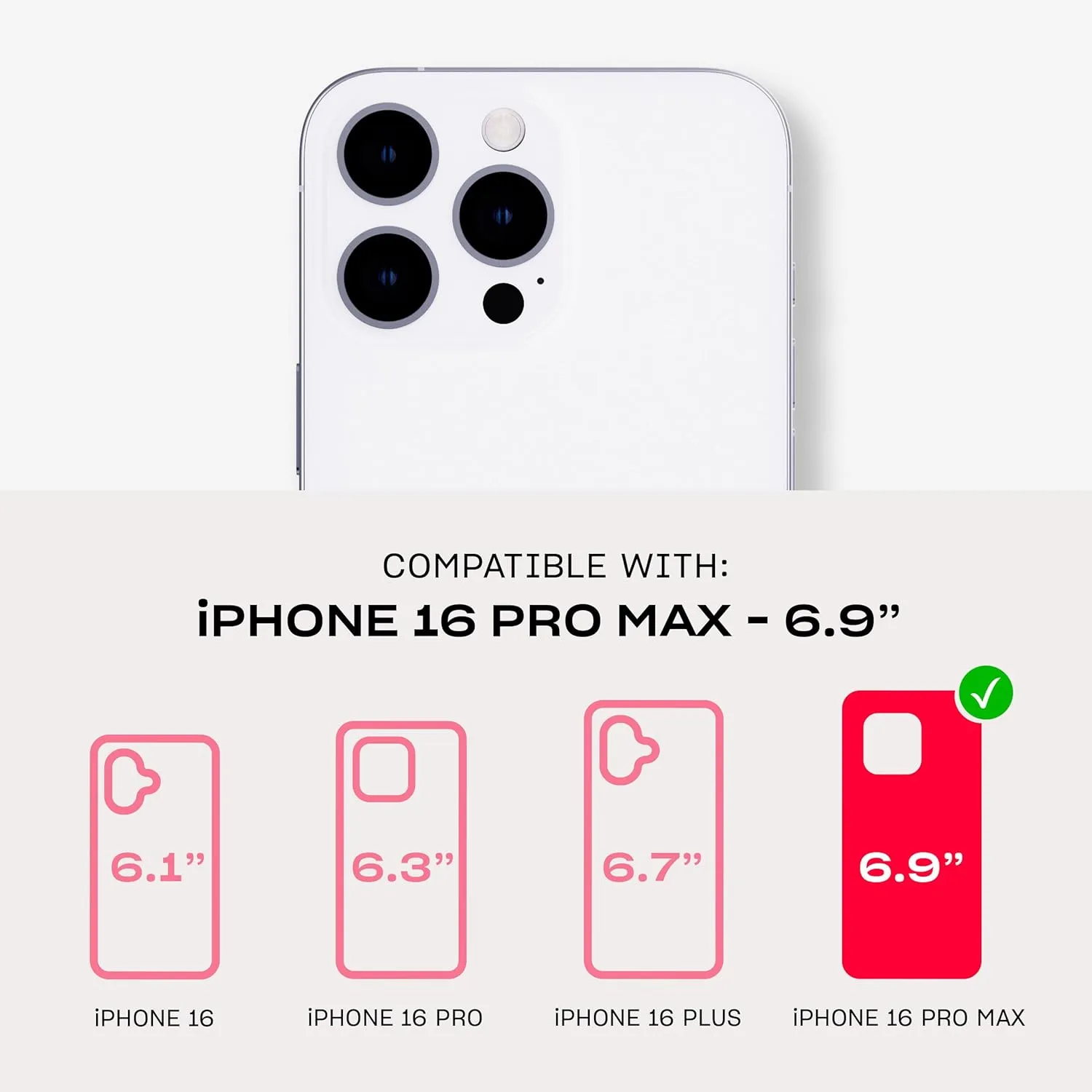 Tech21 EvoCheck for iPhone 16 Pro Max Compatible with MagSafe - Impact Protection Case - in Plum