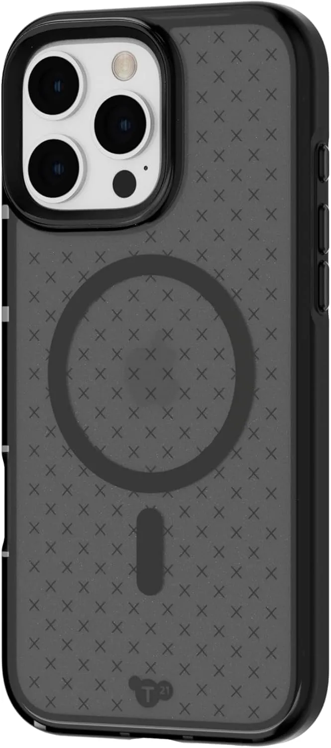 Tech21 EvoCheck for iPhone 16 Pro Max Compatible with MagSafe - Impact Protection Case - in Smokey