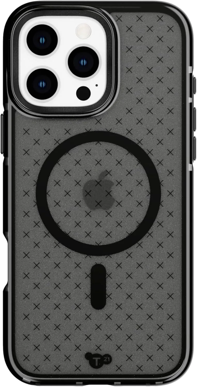 Tech21 EvoCheck for iPhone 16 Pro Max Compatible with MagSafe - Impact Protection Case - in Smokey