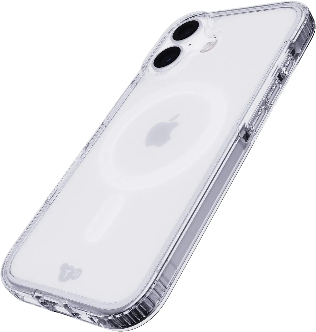 Tech21 EvoClear for iPhone 16 - Compatible with MagSafe - Impact Protection Case - in Clear