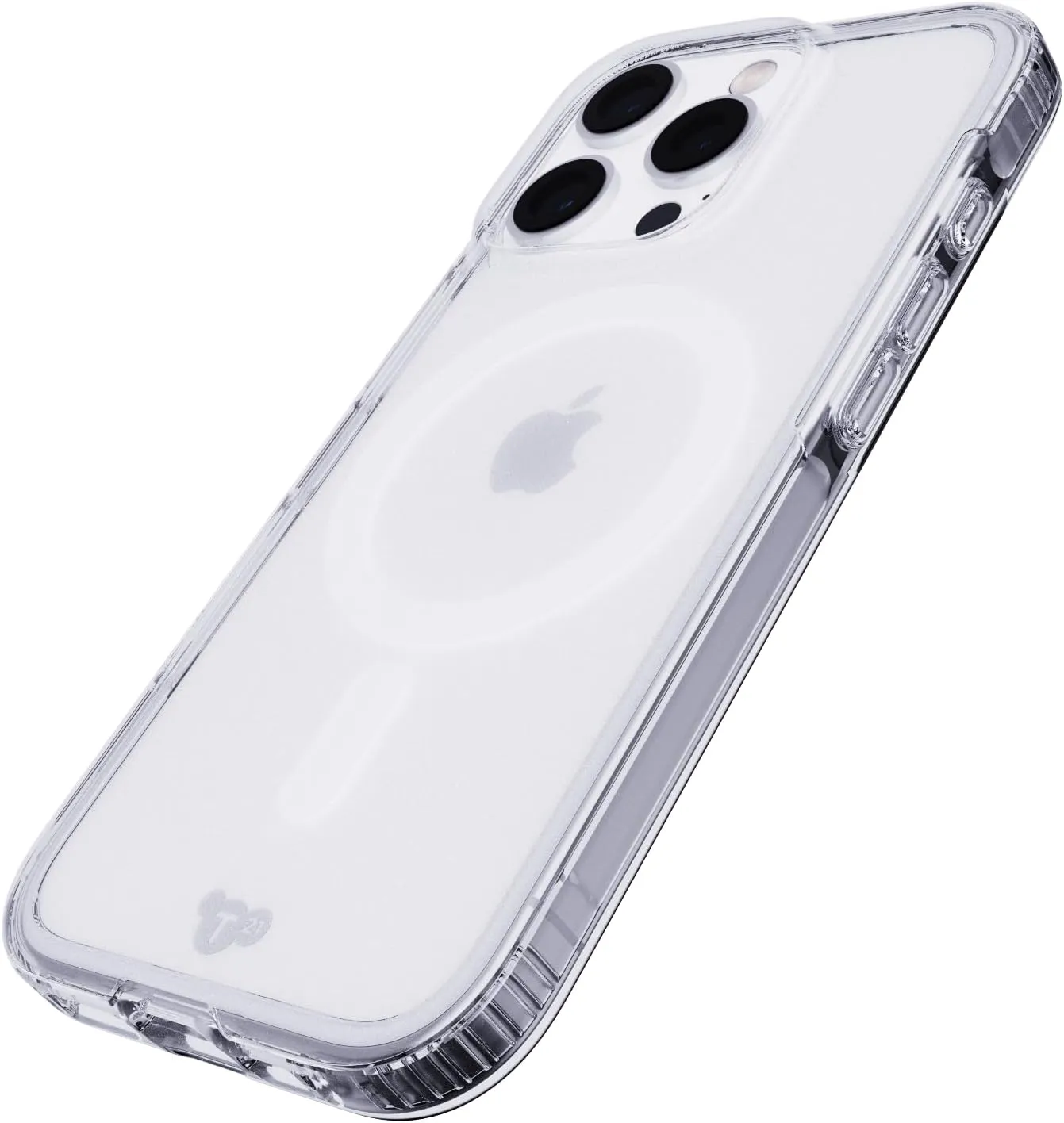 Tech21 EvoClear for iPhone 16 Pro Compatible with MagSafe - Impact Protection Case - in Clear