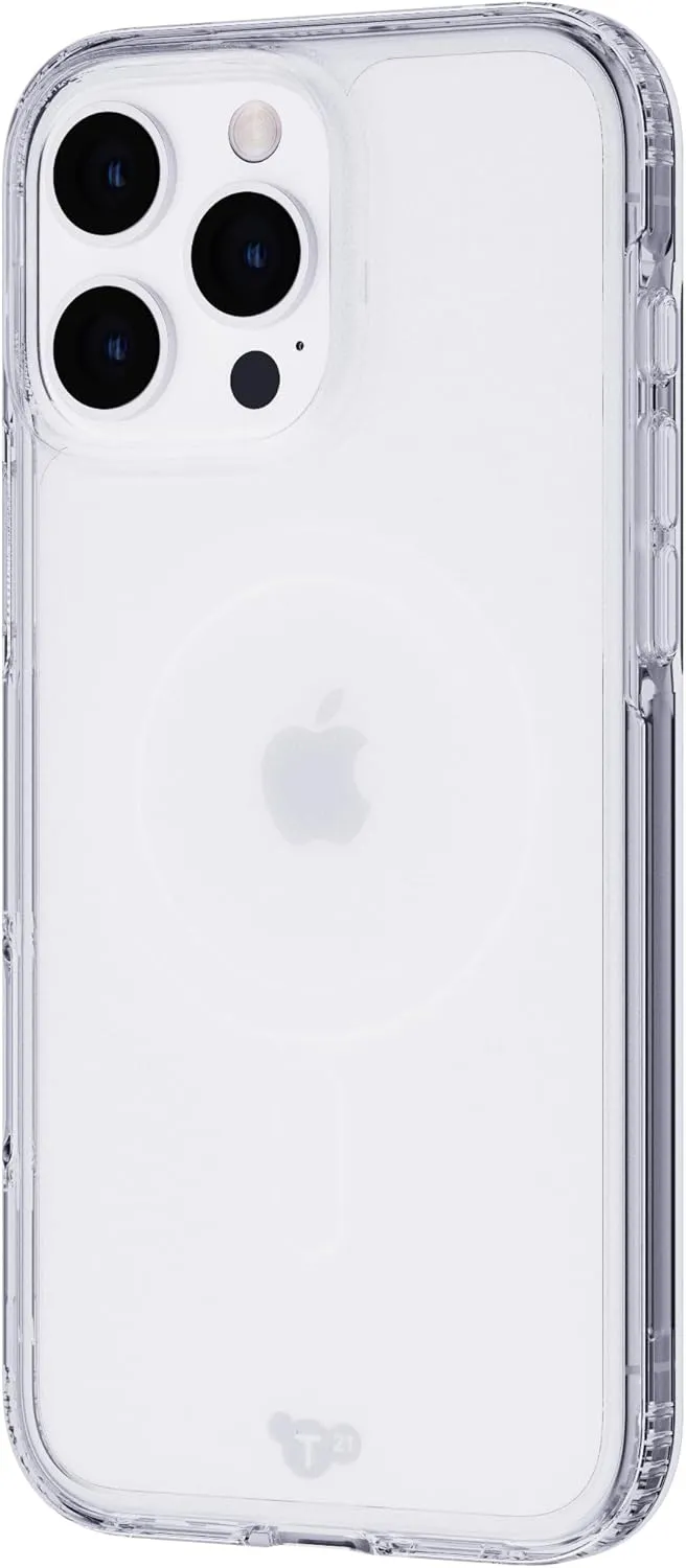 Tech21 EvoClear for iPhone 16 Pro Max Compatible with MagSafe - Impact Protection Case - in Clear