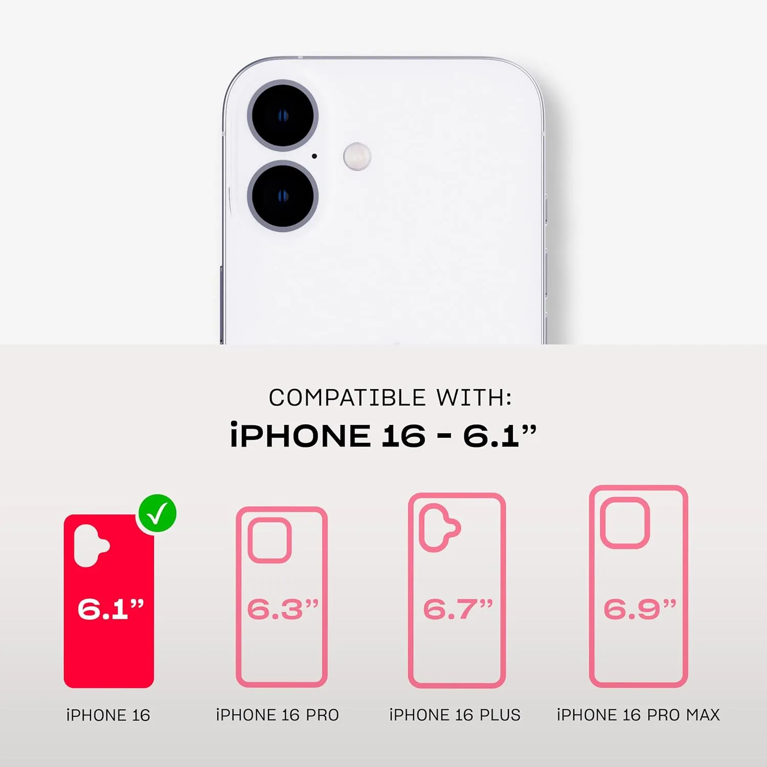 Tech21 EvoCrystal for iPhone 16 - Compatible with MagSafe - Impact Protection Case 15x Military Standard Tested - in Black