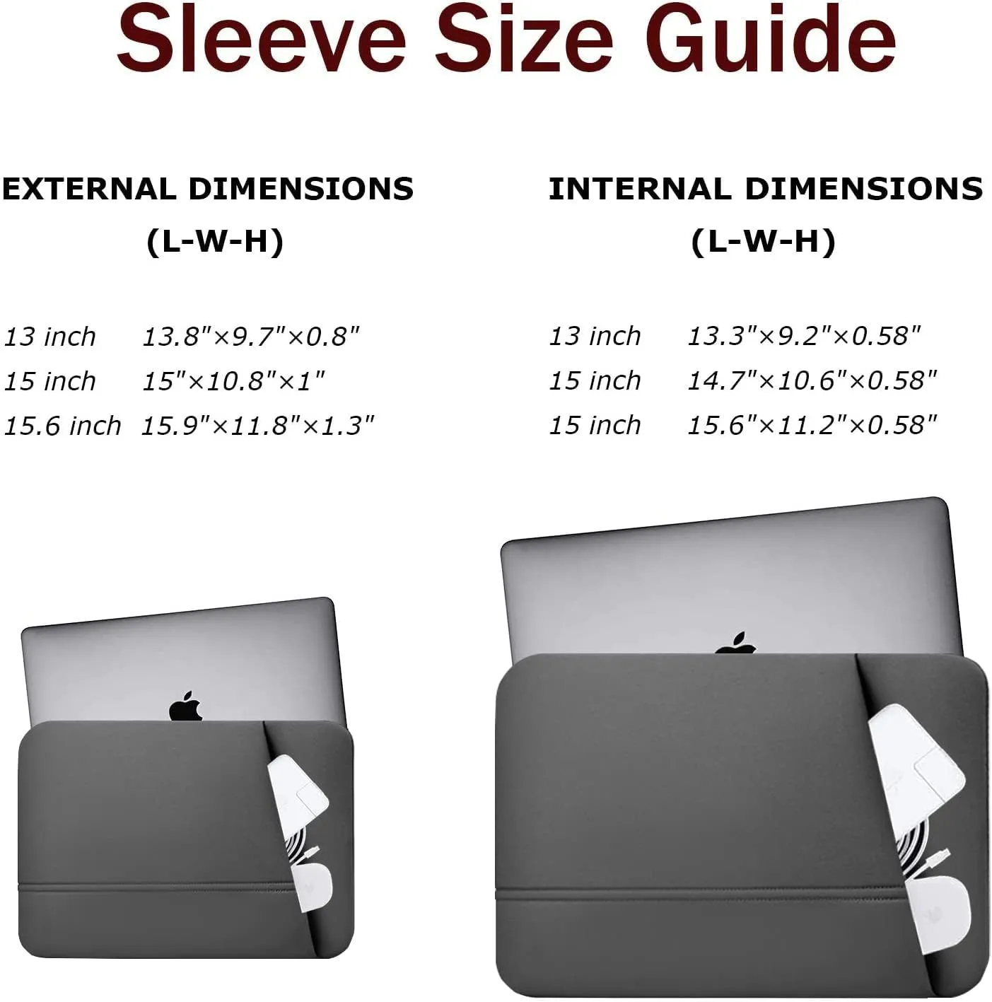 TEDNETGO Laptop Case, 15.6 inch Laptop Sleeve, Sturdy 15 inch HP Computer Bag, Lenovo Computer Briefcase Carrying Cover Case 16 inch Neoprene Bag with Pockets for Dell Asus Gifts for Women Men, Grey