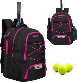 Tennis Bag Tennis Backpack for Women and Men 2 Rackets with Separate Shoe Compartment