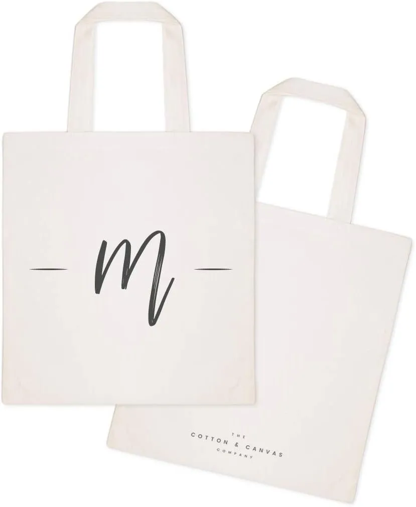 The Cotton & Canvas Co. Personalized Name Beach, Shopping and Travel Resusable Shoulder Tote and Handbag