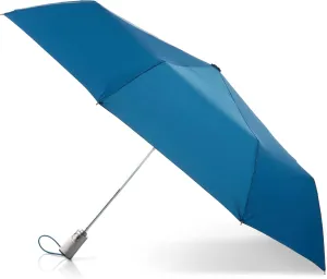 totes Titan Portable Travel Umbrella – Windproof, Waterproof, Strong, Compact Umbrella – Perfect for the Car, Backpack, and On-the-Go