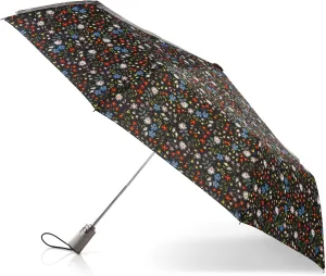 totes Titan Portable Travel Umbrella – Windproof, Waterproof, Strong, Compact Umbrella – Perfect for the Car, Backpack, and On-the-Go