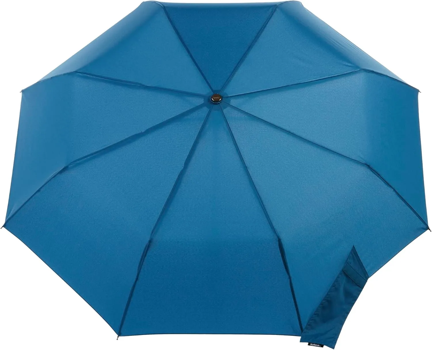 totes Titan Portable Travel Umbrella – Windproof, Waterproof, Strong, Compact Umbrella – Perfect for the Car, Backpack, and On-the-Go