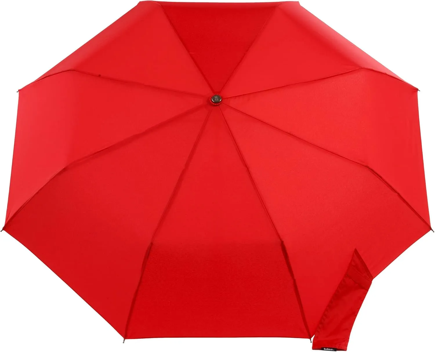 totes Titan Portable Travel Umbrella – Windproof, Waterproof, Strong, Compact Umbrella – Perfect for the Car, Backpack, and On-the-Go
