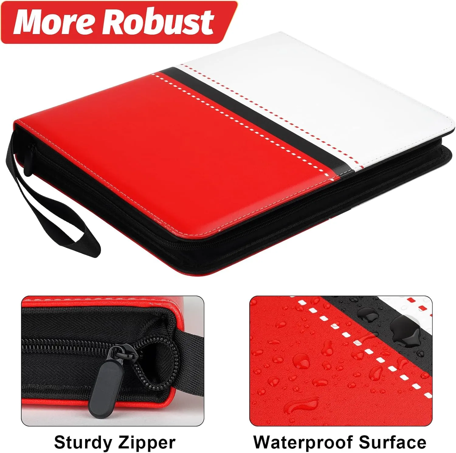 Trading Card Binder, Card Collection Binder Album Folder with 720 Side Loading Pockets, 9 Pocket Trading Card Album Folder for TGC,MTG, Baseball Cards, Yugioh