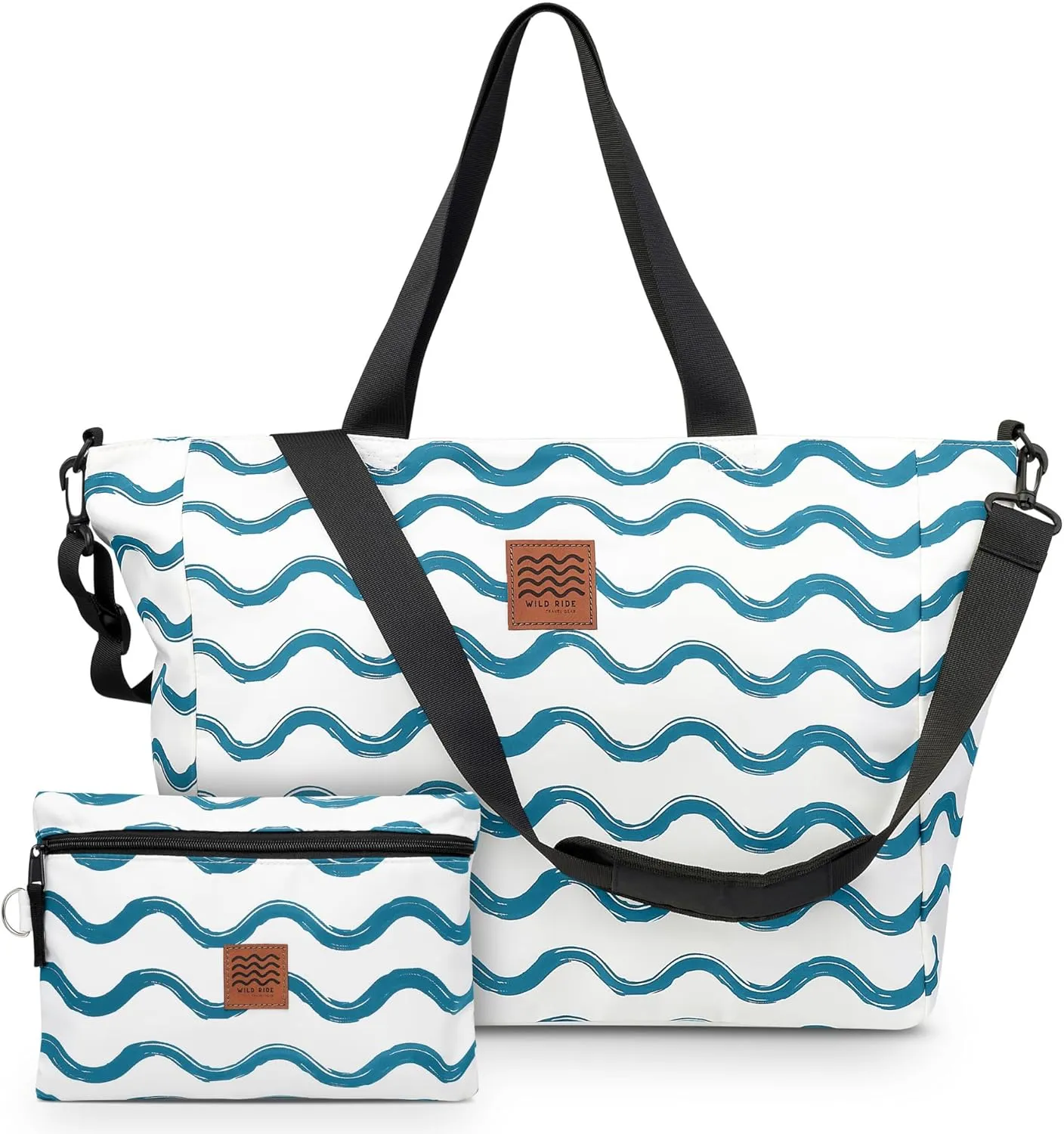 Travel Beach Bag Packable Beach Bag Tote for Pool Lake Cruise Essentials for Women, Foldable Travel Tote for Women