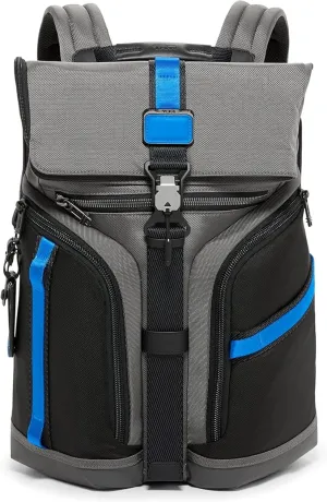 TUMI - Alpha Bravo Logistics Flap Lid Backpack - Grey/Blue