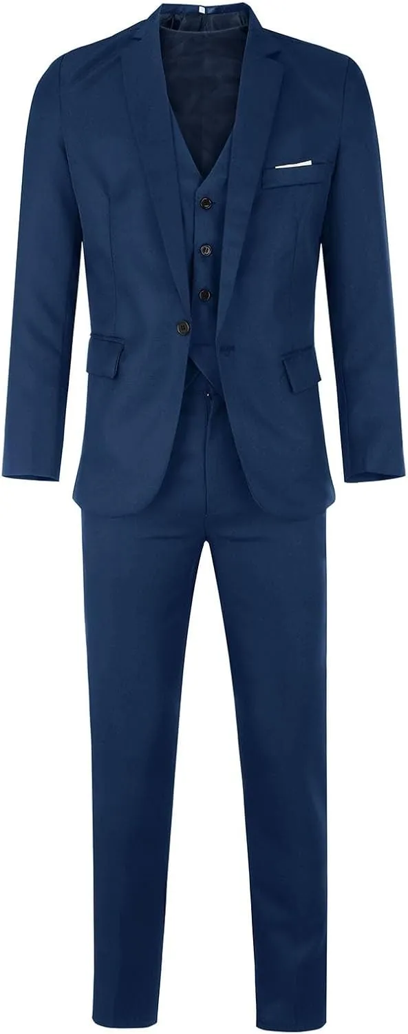 Tuxedo for Men 3 Suit Business Wedding Party Jacket Vest & Pants Coat Mens Tuxedo Tuxedo for Men Men’S Tuxedo for