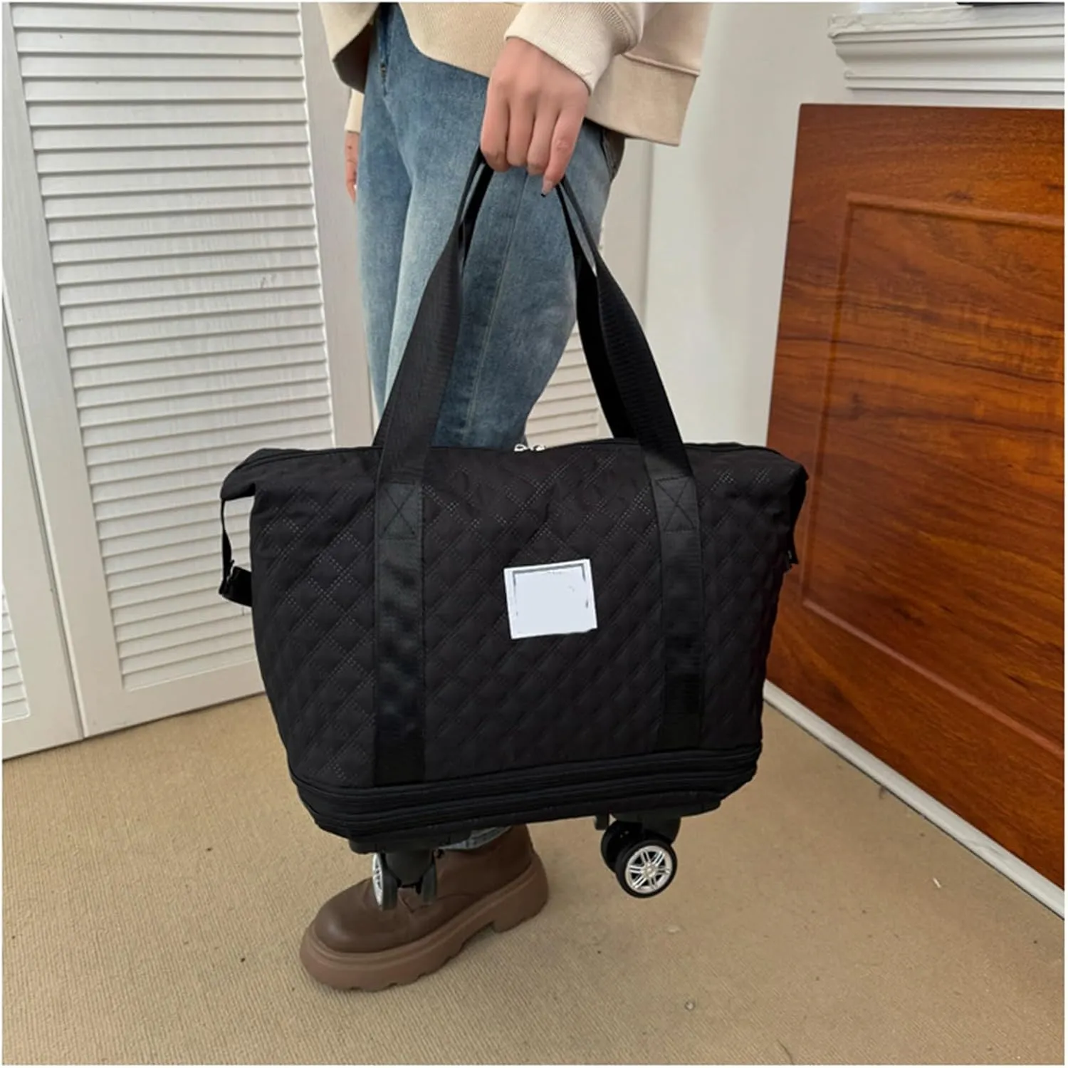 Under Sink Organizers and Storage, Bra Bags for Laundry Totes for Storage Clear Bins Bento Box Plastic Containers with Lids Stackable Closet Organizer(Black)(One Size)