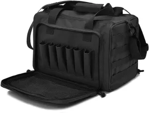 UNISTRENGH Multifunction Tactical Gun Range Bag Deluxe Pistol Shooting Range Duffle Bags
