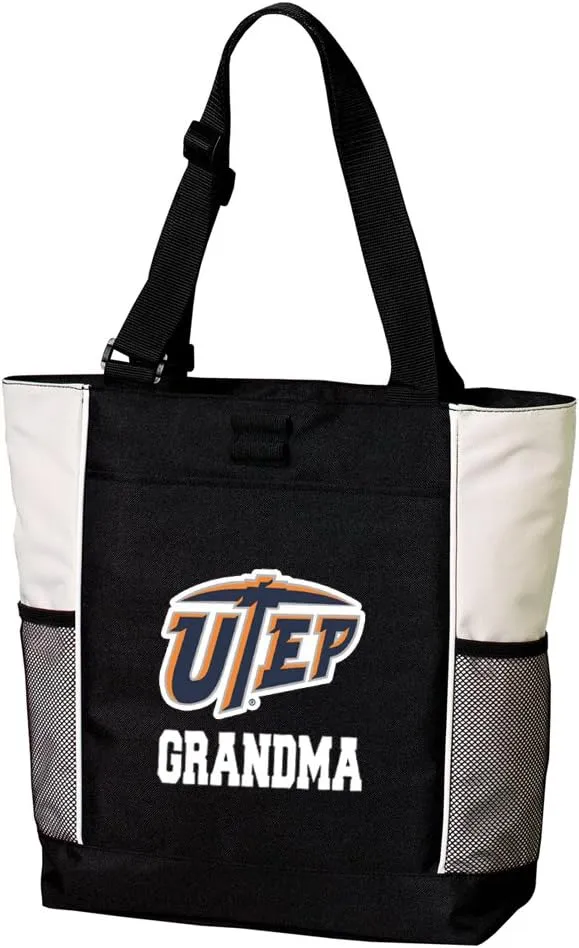 UTEP Miners Grandma Tote Bags UTEP Grandma Totes Beach Pool Or Travel