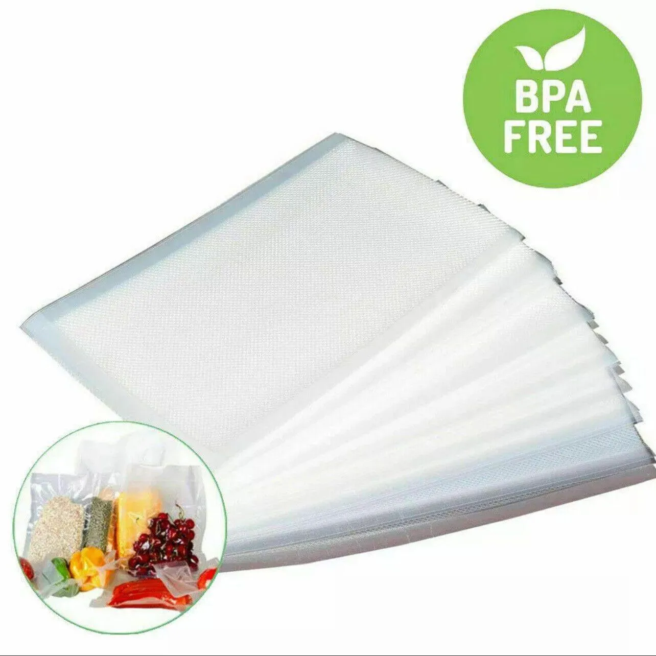 Vacuum Sealing Bags 100/200/500PCS PA&PE Clear