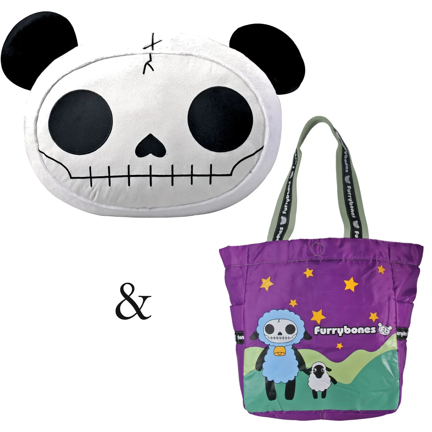 Valentines Day Special Pandie Pillow & Woolee Tote