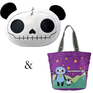 Valentines Day Special Pandie Pillow & Woolee Tote