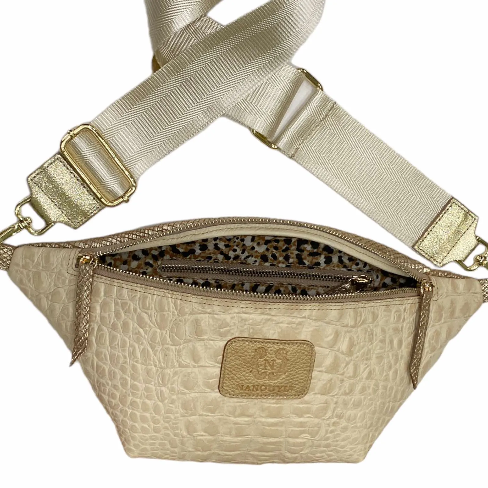 VANIGLIA 3D LEATHER REGURAL BELT BAG