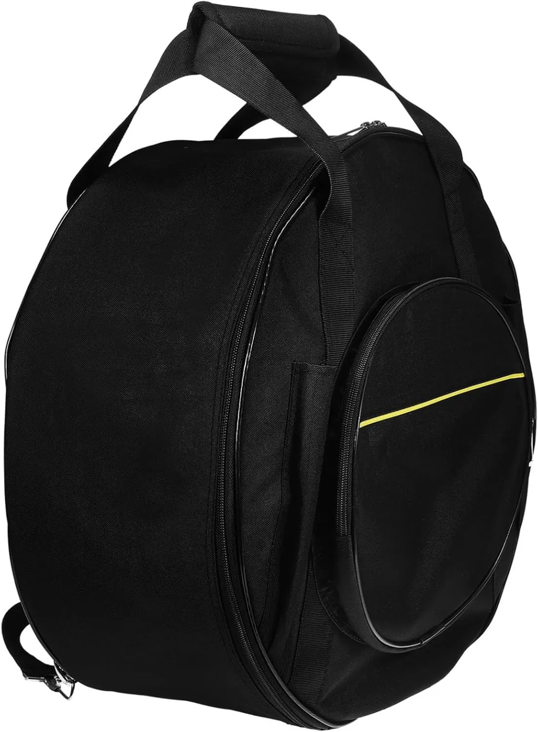 VANZACK Ergonomic Snare Drum Case Padded Straps Travel Drum Cases Separate Drumstick Compartment
