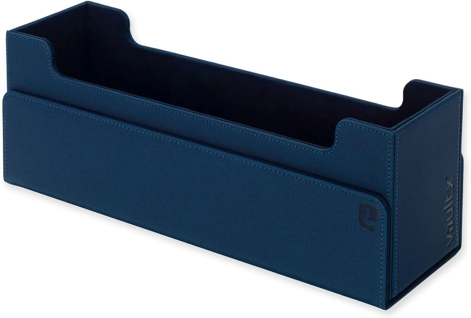 Vault X Trading Card Storage Box, Premium Exo-Tec Material, Detachable Magnetic Lid, Dividers & Foam Fillers, Organise Deck Boxes, Toploaders, Sleeved Cards, for Collectible Games, Sports, TCG (Blue)