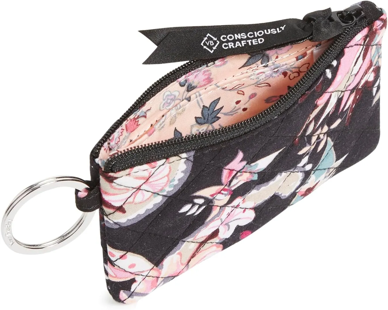 Vera Bradley Women's Cotton Zip Id Case Wallet, Botanical Paisley, One Size