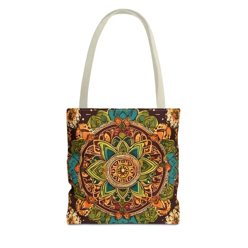 Vibrant Aop Tote Bag with Colorful Indian Pattern