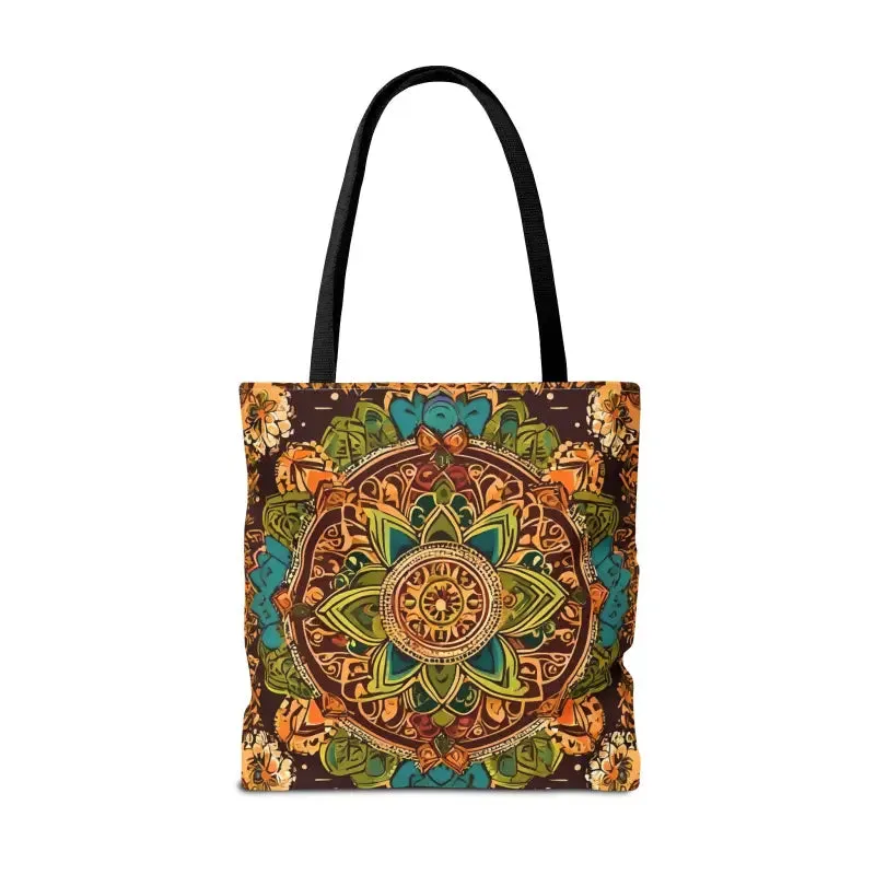 Vibrant Aop Tote Bag with Colorful Indian Pattern