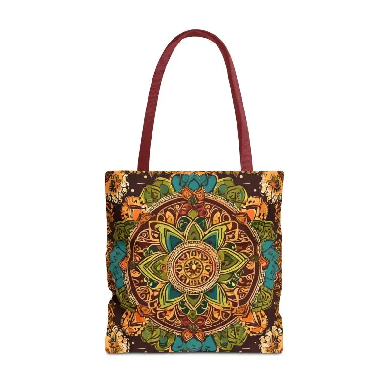 Vibrant Aop Tote Bag with Colorful Indian Pattern