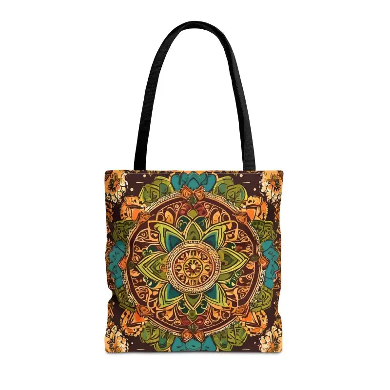 Vibrant Aop Tote Bag with Colorful Indian Pattern