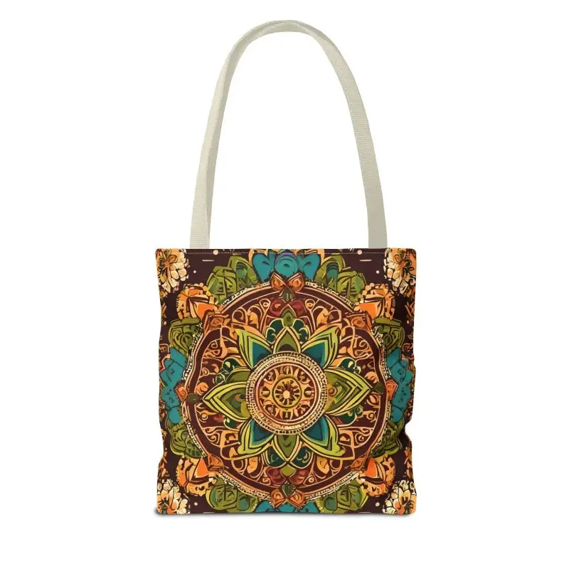 Vibrant Aop Tote Bag with Colorful Indian Pattern