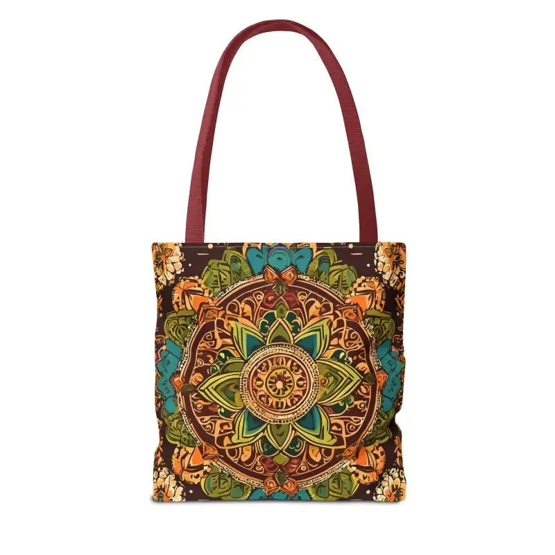 Vibrant Aop Tote Bag with Colorful Indian Pattern