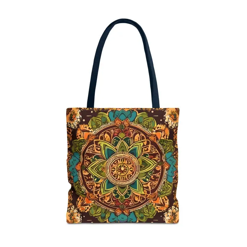 Vibrant Aop Tote Bag with Colorful Indian Pattern