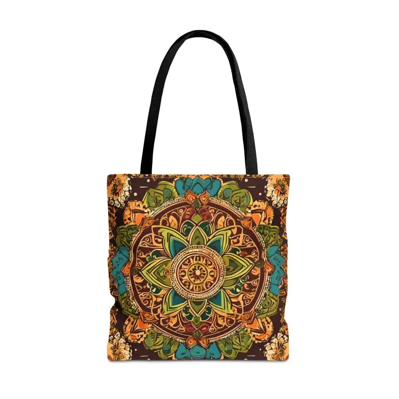 Vibrant Aop Tote Bag with Colorful Indian Pattern