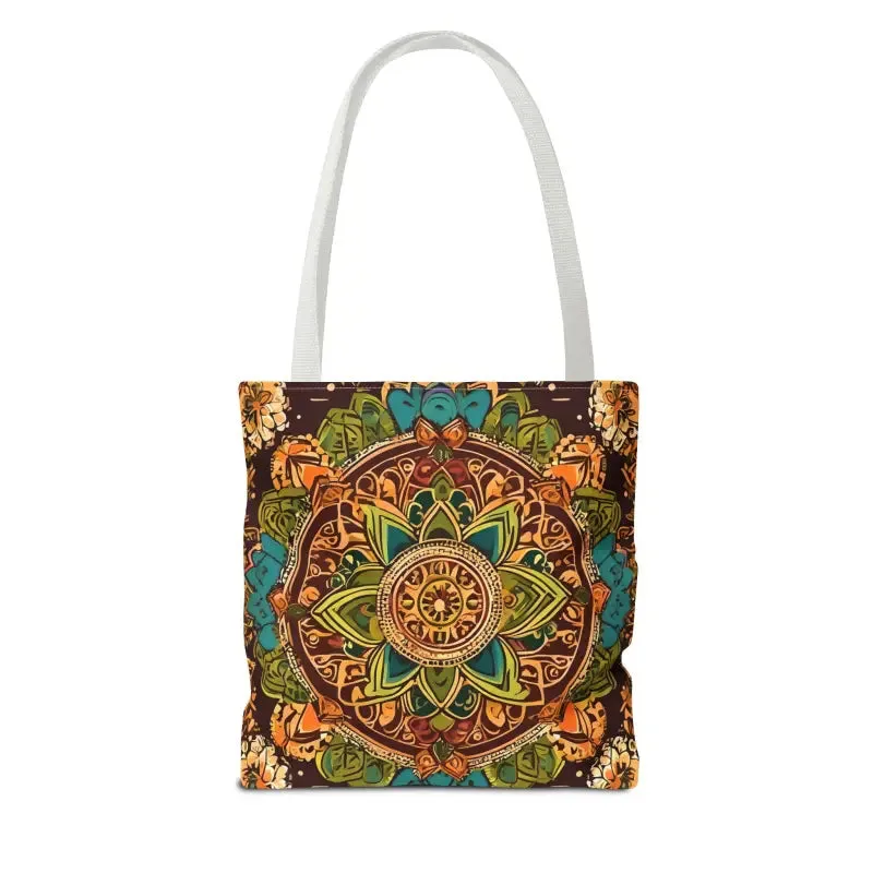 Vibrant Aop Tote Bag with Colorful Indian Pattern