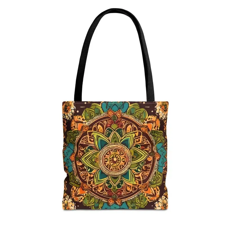 Vibrant Aop Tote Bag with Colorful Indian Pattern