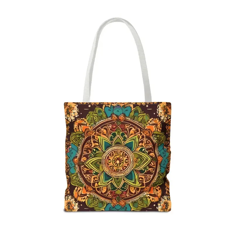 Vibrant Aop Tote Bag with Colorful Indian Pattern